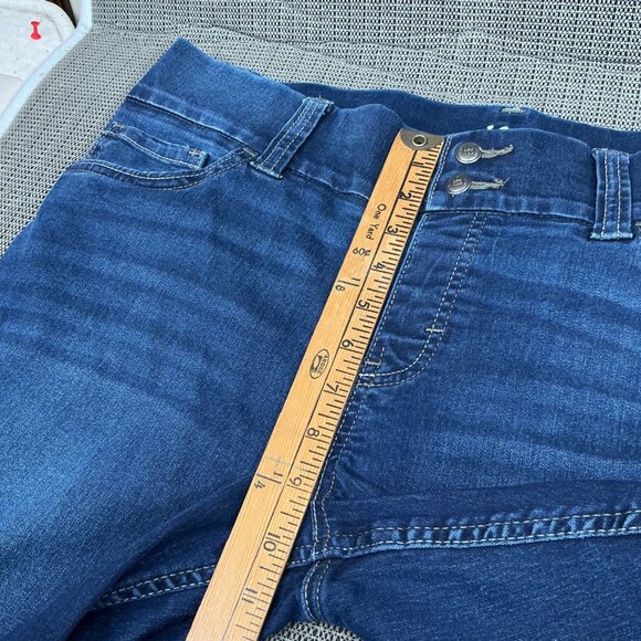 Lee Riders Womens Size 14M Blue Mid-Rise Slim Fit Denim Jeans - Picture 6 of 9